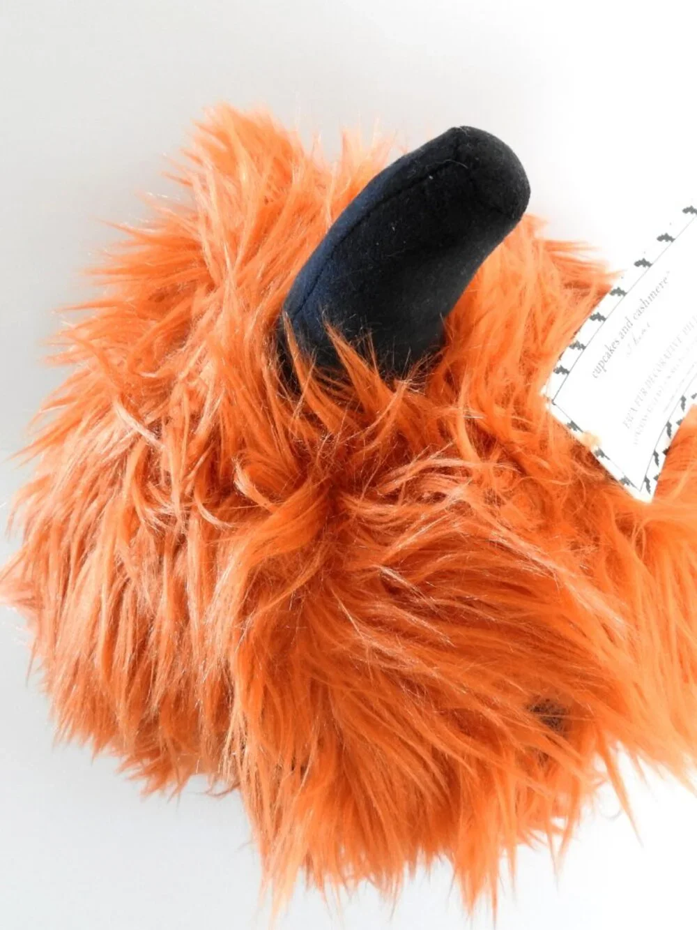 NWT Cupcakes and Cashmere Fuzzy Pumpkin Jack-O-Lantern Pillow